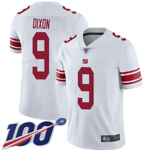 Men New York Giants #9 Riley Dixon White Vapor Untouchable Limited Player 100th Season Football NFL Jersey->women nfl jersey->Women Jersey